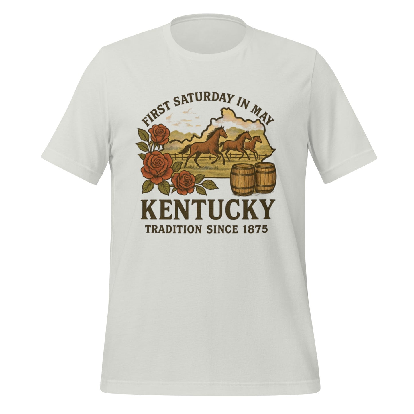 Kentucky Horse Racing T-Shirt | Vintage Thoroughbred Design | Classic Cotton - Bluegrass Elite Apparel LLC
