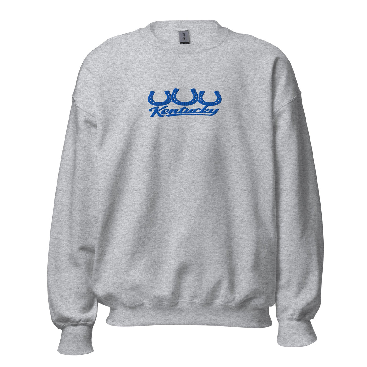 Kentucky Horseshoe Script Sweatshirt - Bluegrass Elite Apparel LLC