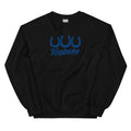 Kentucky Horseshoe Script Sweatshirt | Blue Minimal Heritage Design - Bluegrass Elite Apparel LLC