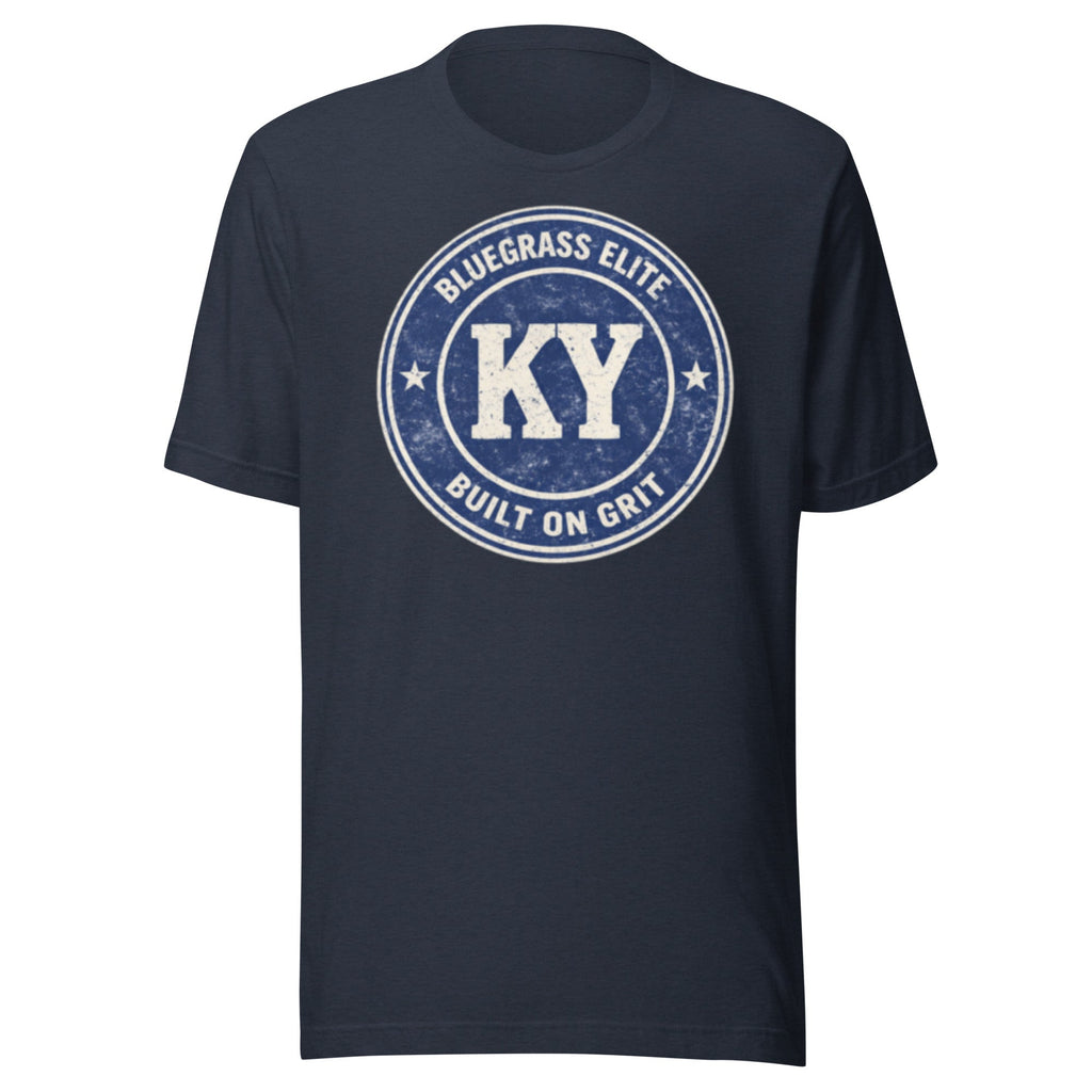 Kentucky KY Grit Badge T-Shirt | Bluegrass Elite Vintage Design | Classic - Bluegrass Elite Apparel LLC