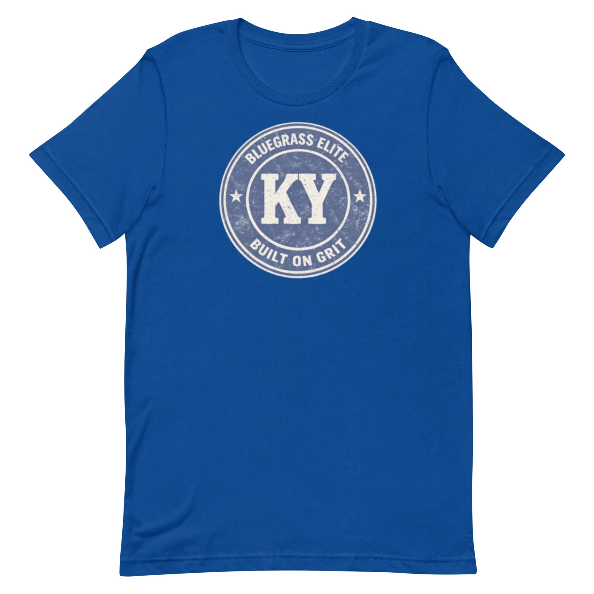 Kentucky KY Grit Badge T-Shirt | Bluegrass Elite Vintage Design | Classic - Bluegrass Elite Apparel LLC