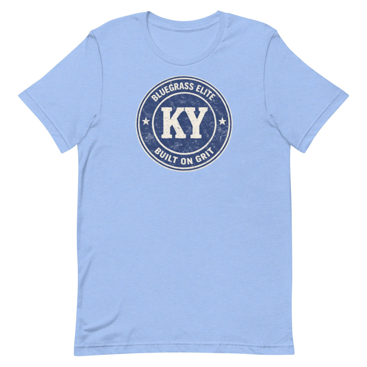 Kentucky KY Grit Badge T-Shirt | Bluegrass Elite Vintage Design | Classic - Bluegrass Elite Apparel LLC