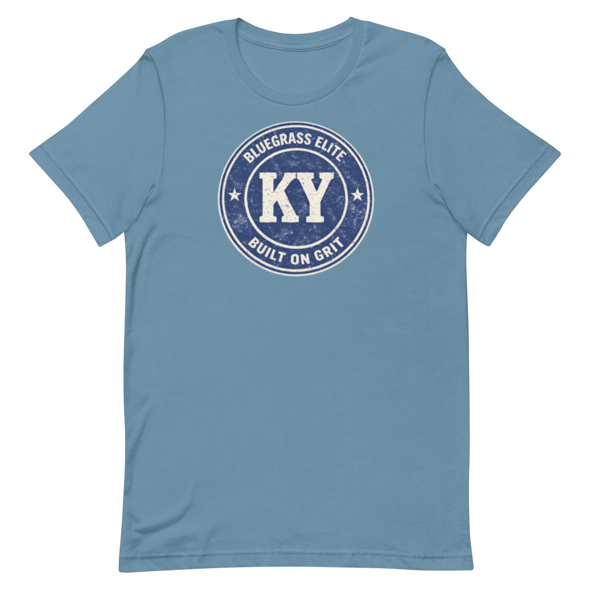 Kentucky KY Grit Badge T-Shirt | Bluegrass Elite Vintage Design | Classic - Bluegrass Elite Apparel LLC