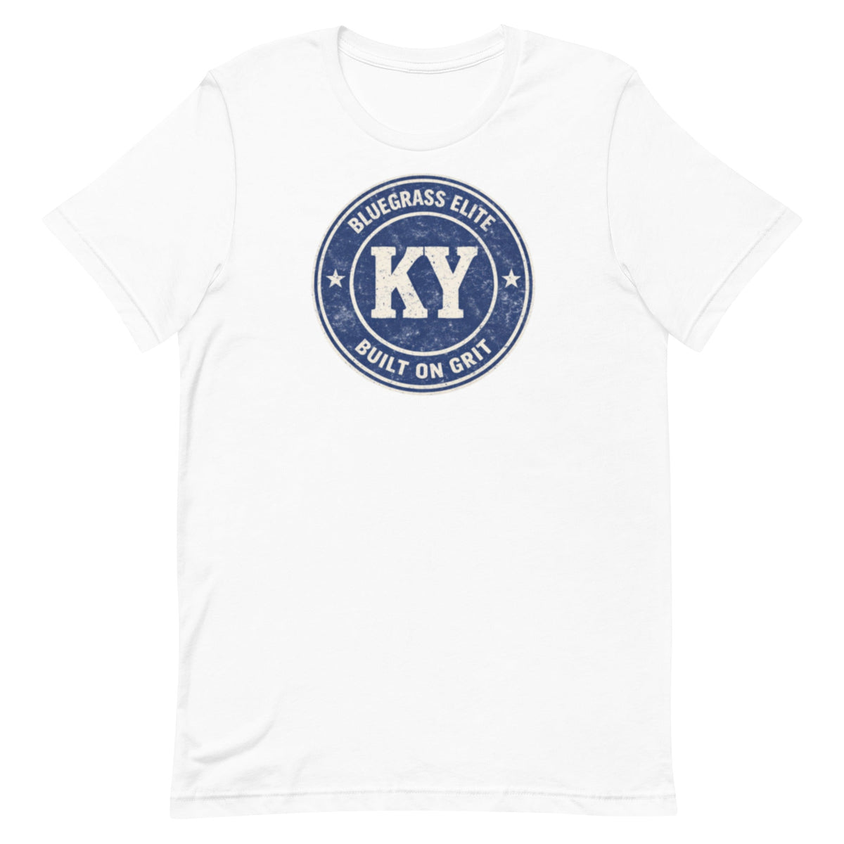 Kentucky KY Grit Badge T-Shirt | Bluegrass Elite Vintage Design | Classic - Bluegrass Elite Apparel LLC