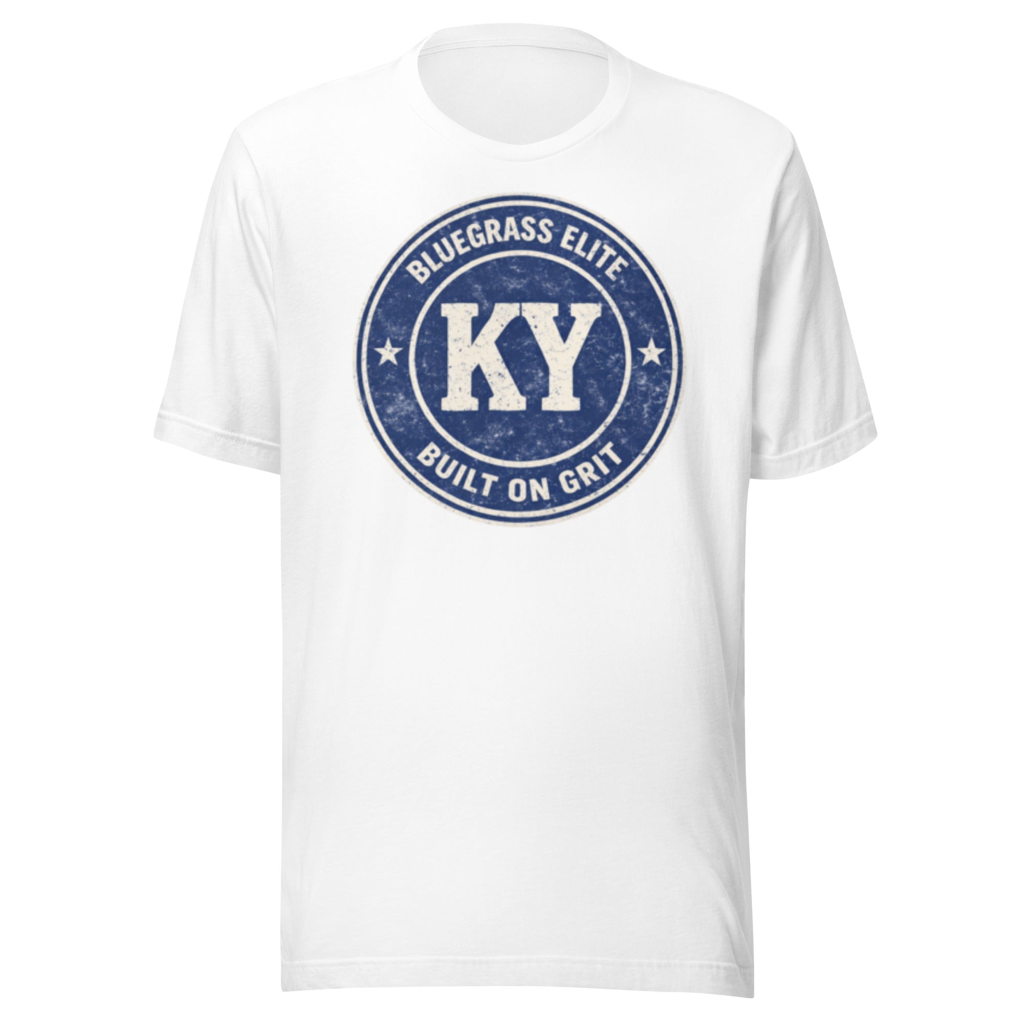 Kentucky KY Grit Badge T-Shirt | Bluegrass Elite Vintage Design | Classic - Bluegrass Elite Apparel LLC