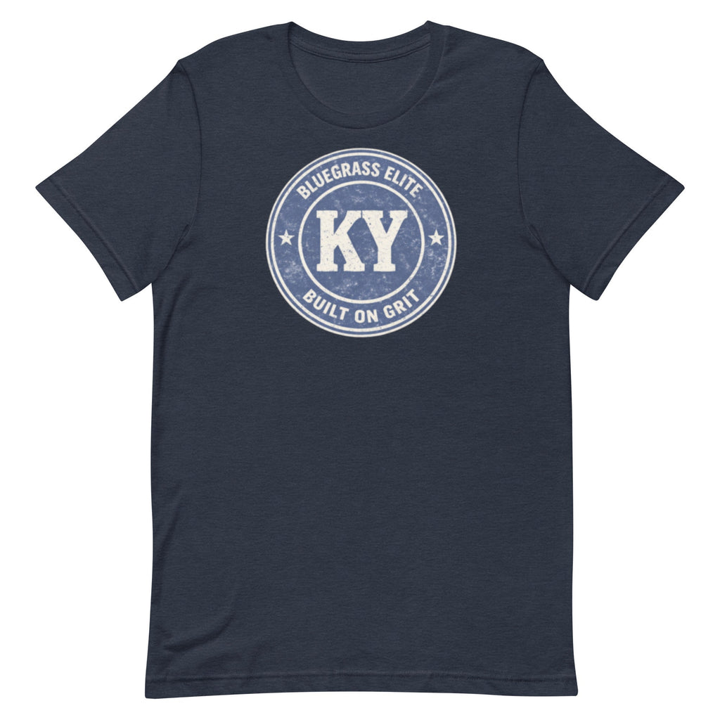Kentucky KY Grit Badge T-Shirt | Bluegrass Elite Vintage Design | Classic - Bluegrass Elite Apparel LLC