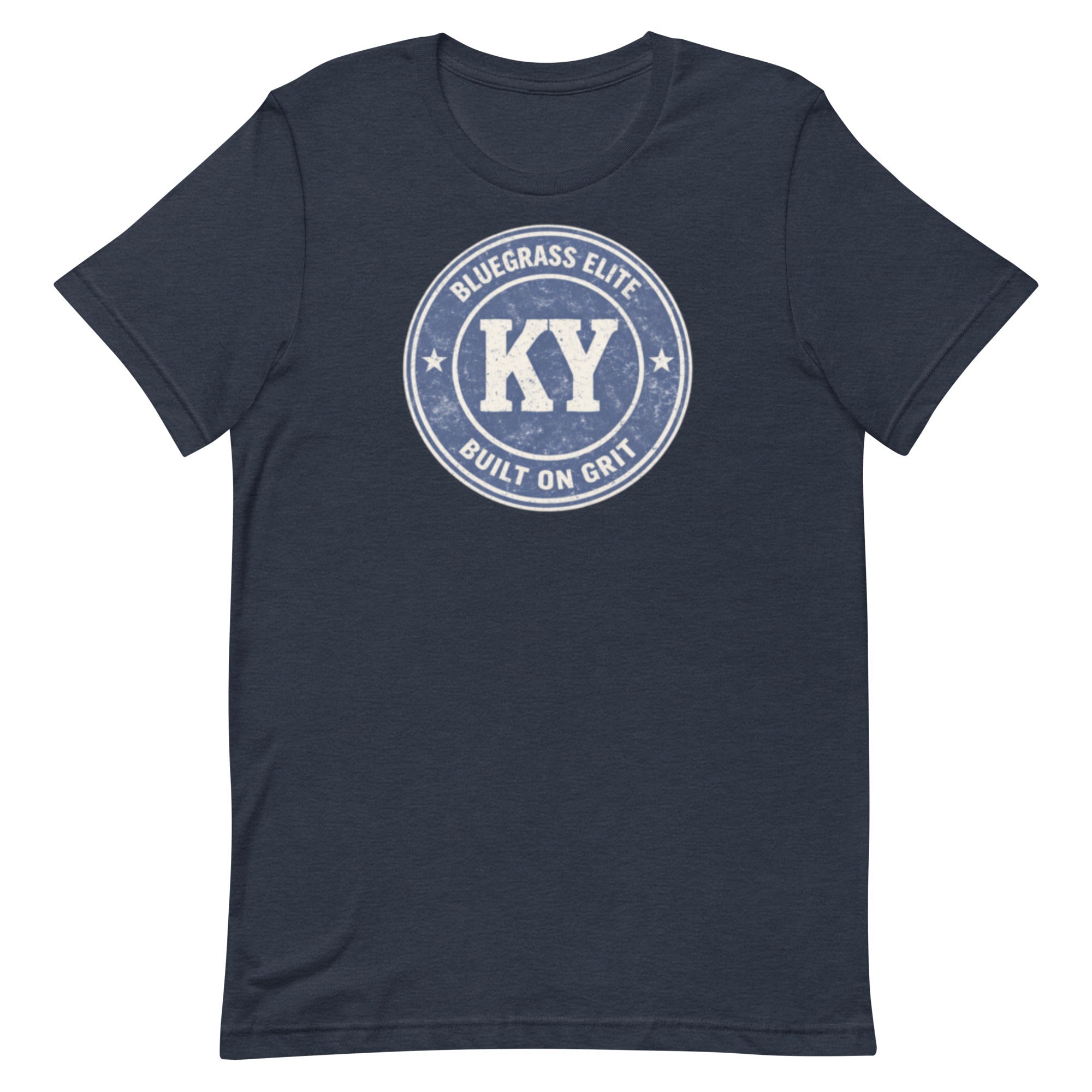 Kentucky KY Grit Badge T-Shirt | Bluegrass Elite Vintage Design | Classic - Bluegrass Elite Apparel LLC