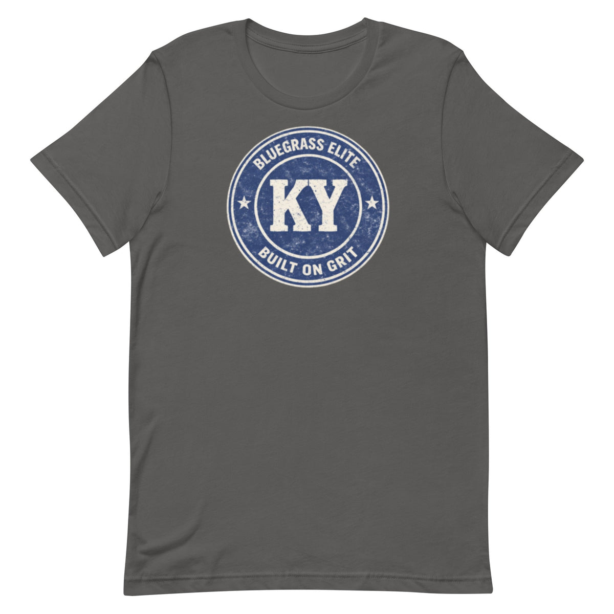 Kentucky KY Grit Badge T-Shirt | Bluegrass Elite Vintage Design | Classic - Bluegrass Elite Apparel LLC