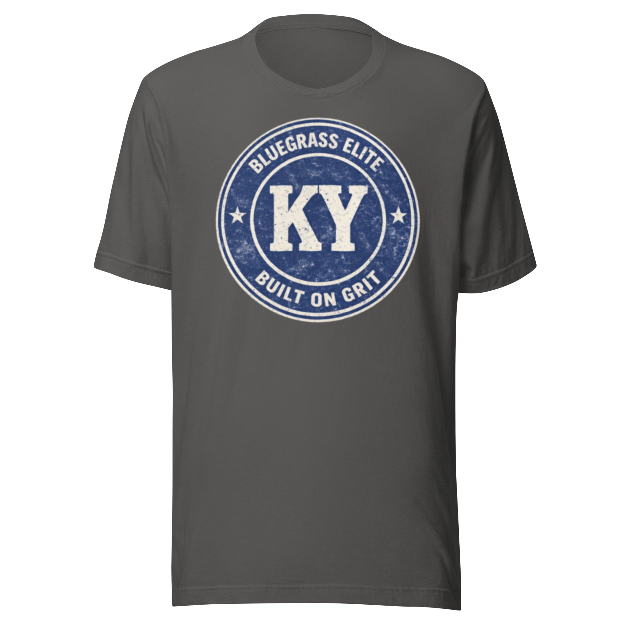 Kentucky KY Grit Badge T-Shirt | Bluegrass Elite Vintage Design | Classic - Bluegrass Elite Apparel LLC