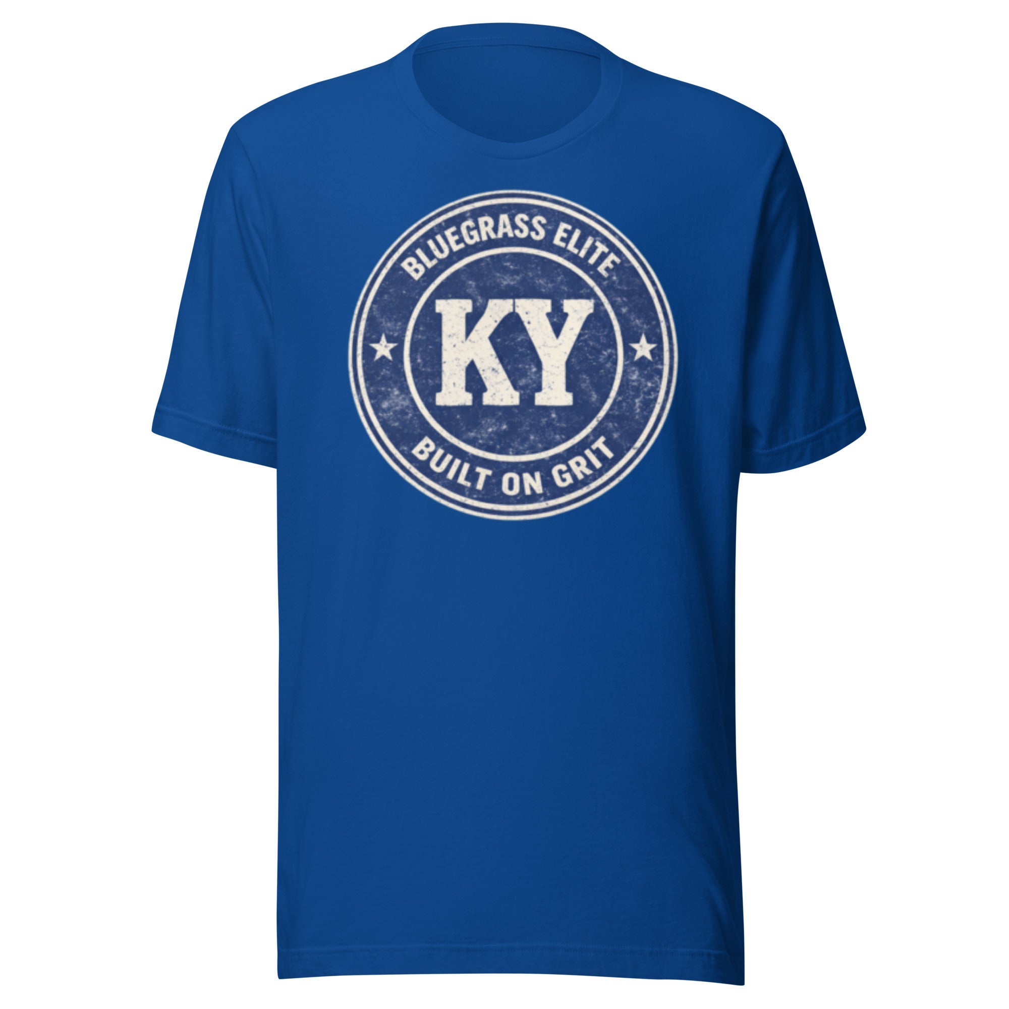 Kentucky KY Grit Badge T-Shirt | Bluegrass Elite Vintage Design | Classic - Bluegrass Elite Apparel LLC
