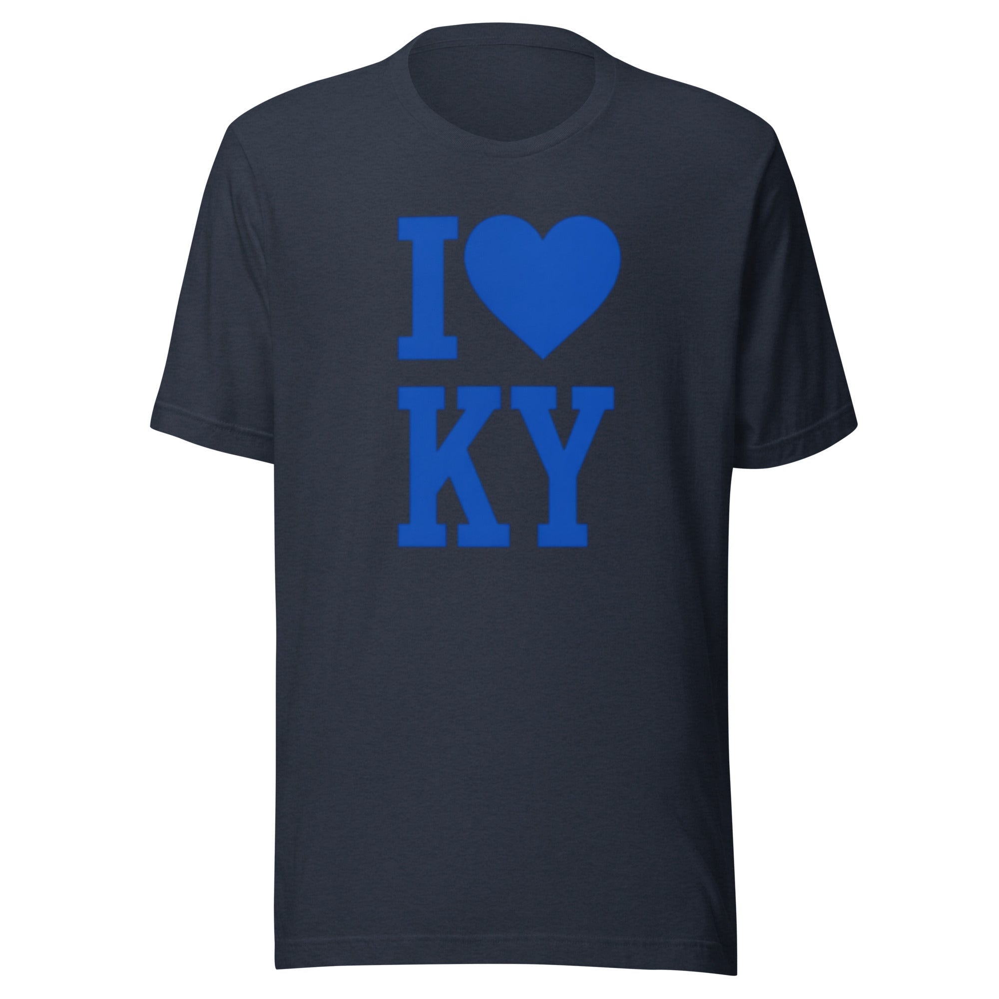 Kentucky Love Script T-Shirt | Blue Graphic Minimal Tee | Classic - Bluegrass Elite Apparel LLC