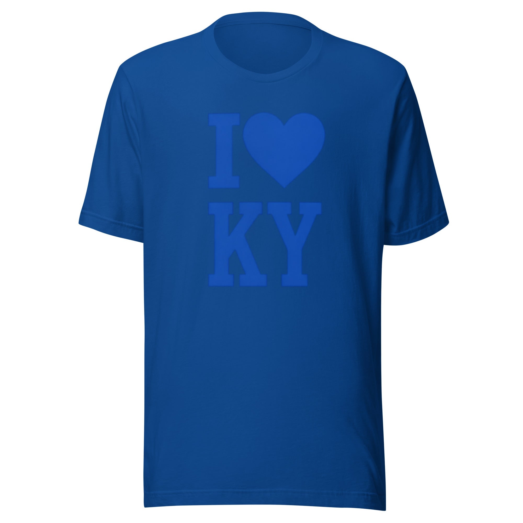 Kentucky Love Script T-Shirt | Blue Graphic Minimal Tee | Classic - Bluegrass Elite Apparel LLC
