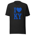 Kentucky Love Script T-Shirt | Blue Graphic Minimal Tee | Classic - Bluegrass Elite Apparel LLC