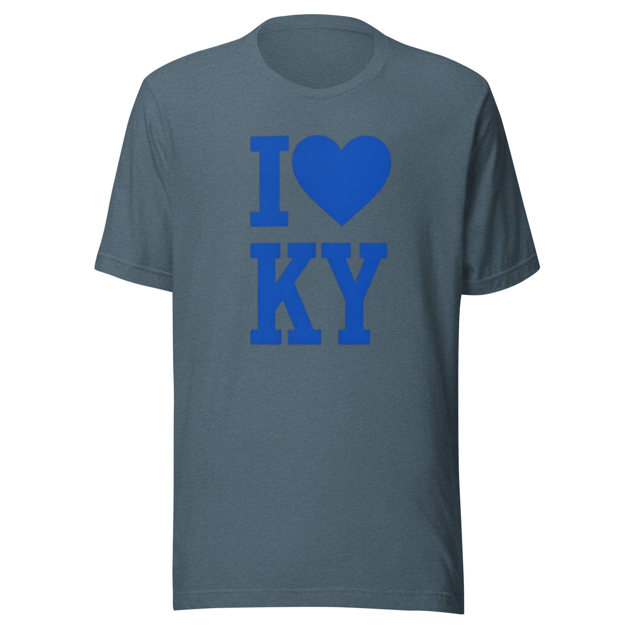 Kentucky Love Script T-Shirt | Blue Graphic Minimal Tee | Classic - Bluegrass Elite Apparel LLC