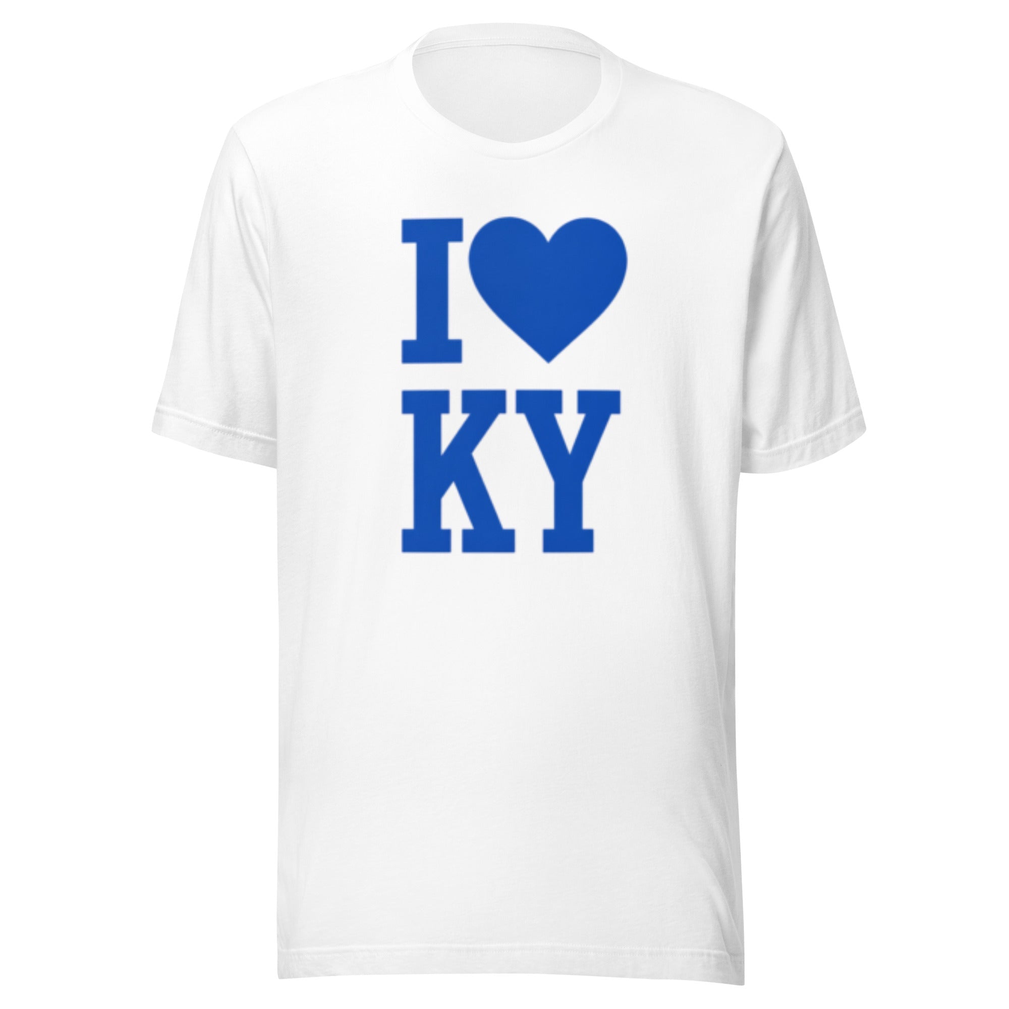 Kentucky Love Script T-Shirt | Blue Graphic Minimal Tee | Classic - Bluegrass Elite Apparel LLC