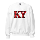 Kentucky Lumberjack Plaid Sweatshirt | Red KY Letter Design - Bluegrass Elite Apparel LLC
