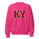 Kentucky Lumberjack Plaid Sweatshirt | Red KY Letter Design - Bluegrass Elite Apparel LLC