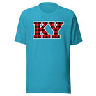 Kentucky Lumberjack Plaid T-Shirt | Red KY Design | Classic Airlume - Bluegrass Elite Apparel LLC