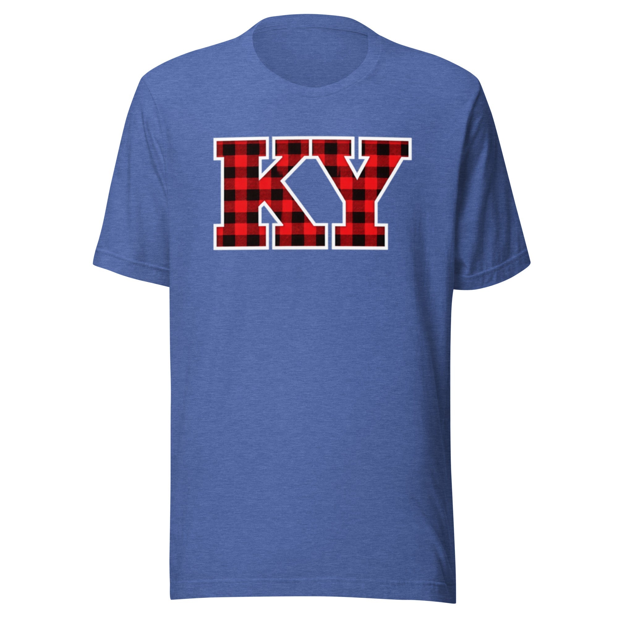 Kentucky Lumberjack Plaid T-Shirt | Red KY Design | Classic Airlume - Bluegrass Elite Apparel LLC