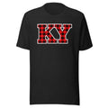 Kentucky Lumberjack Plaid T-Shirt | Red KY Design | Classic Airlume - Bluegrass Elite Apparel LLC