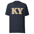 Kentucky Multicolor Floral Letter Tee | Botanical KY Design | Classic - Bluegrass Elite Apparel LLC