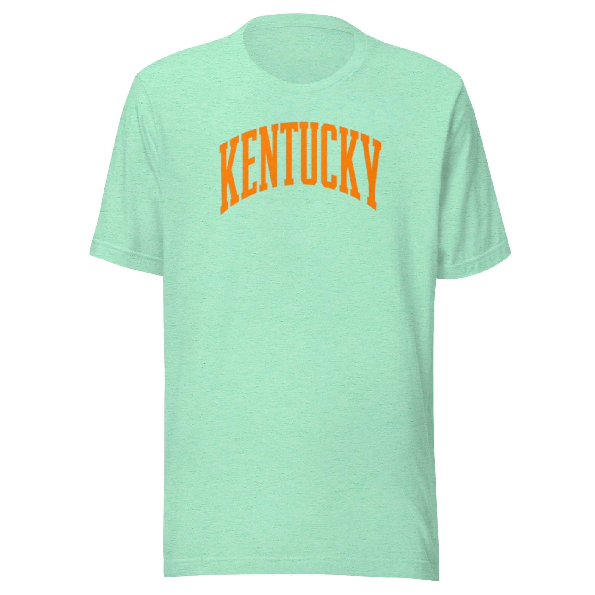Kentucky Orange Script Athletic Tee | Collegiate Arch Design | Elite - Bluegrass Elite Apparel LLC