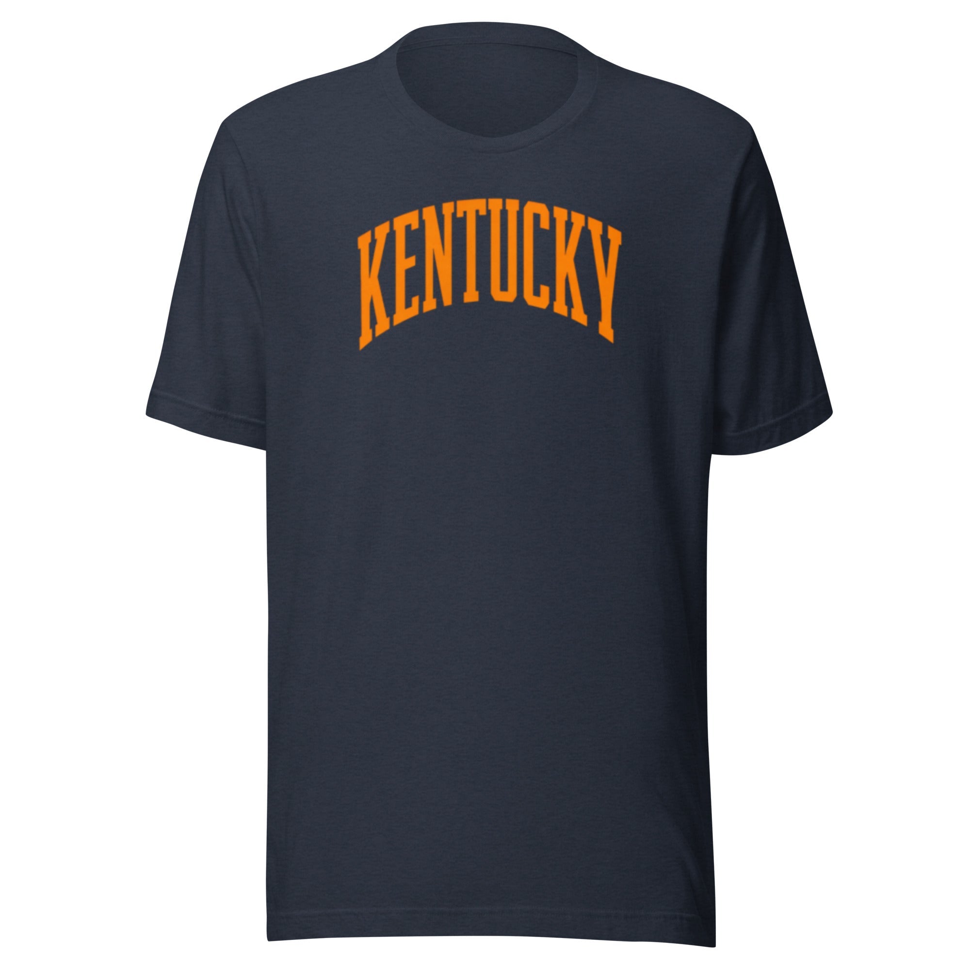 Kentucky Orange Script Athletic Tee | Collegiate Arch Design | Elite - Bluegrass Elite Apparel LLC