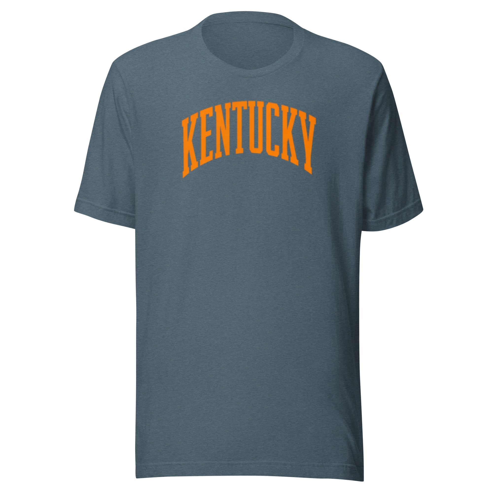 Kentucky Orange Script Athletic Tee | Collegiate Arch Design | Elite - Bluegrass Elite Apparel LLC