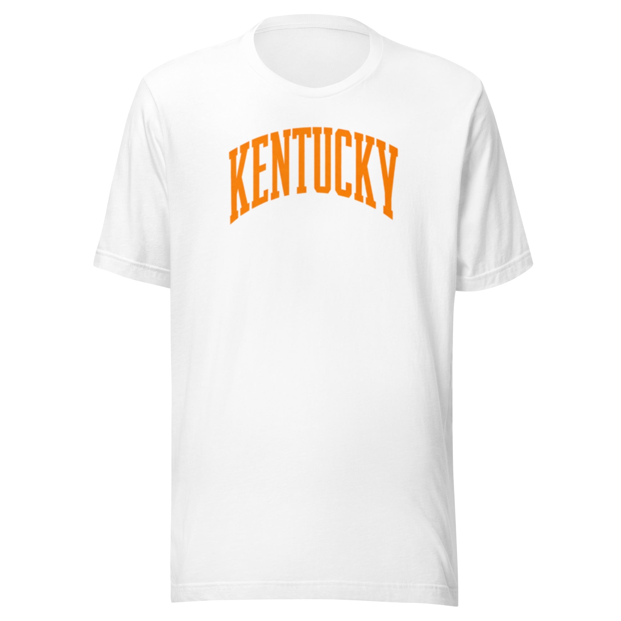 Kentucky Orange Script Athletic Tee | Collegiate Arch Design | Elite - Bluegrass Elite Apparel LLC