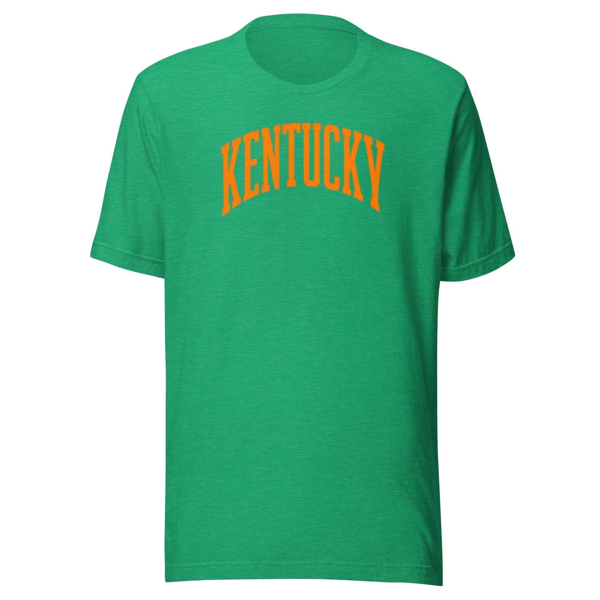 Kentucky Orange Script Athletic Tee | Collegiate Arch Design | Elite - Bluegrass Elite Apparel LLC