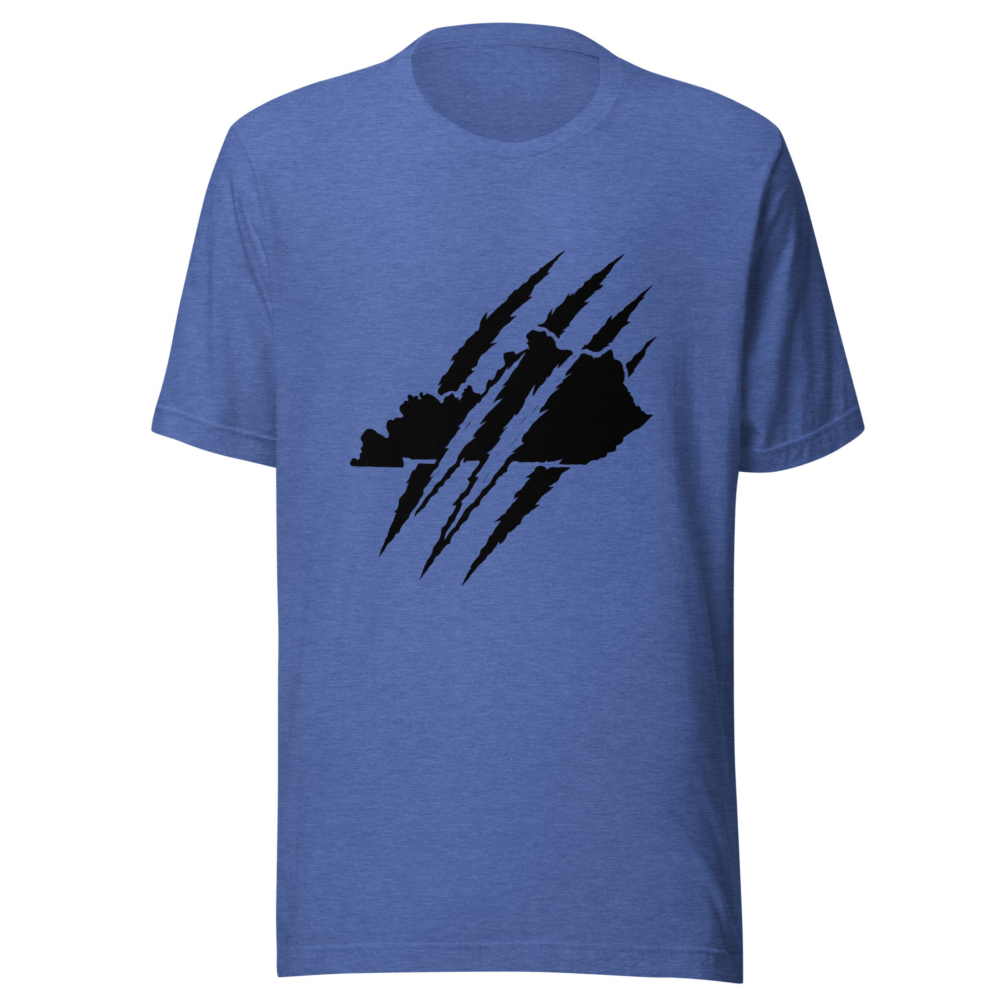 Kentucky Outline T-Shirt | Claw Marks Graphic Design | Classic - Bluegrass Elite Apparel LLC