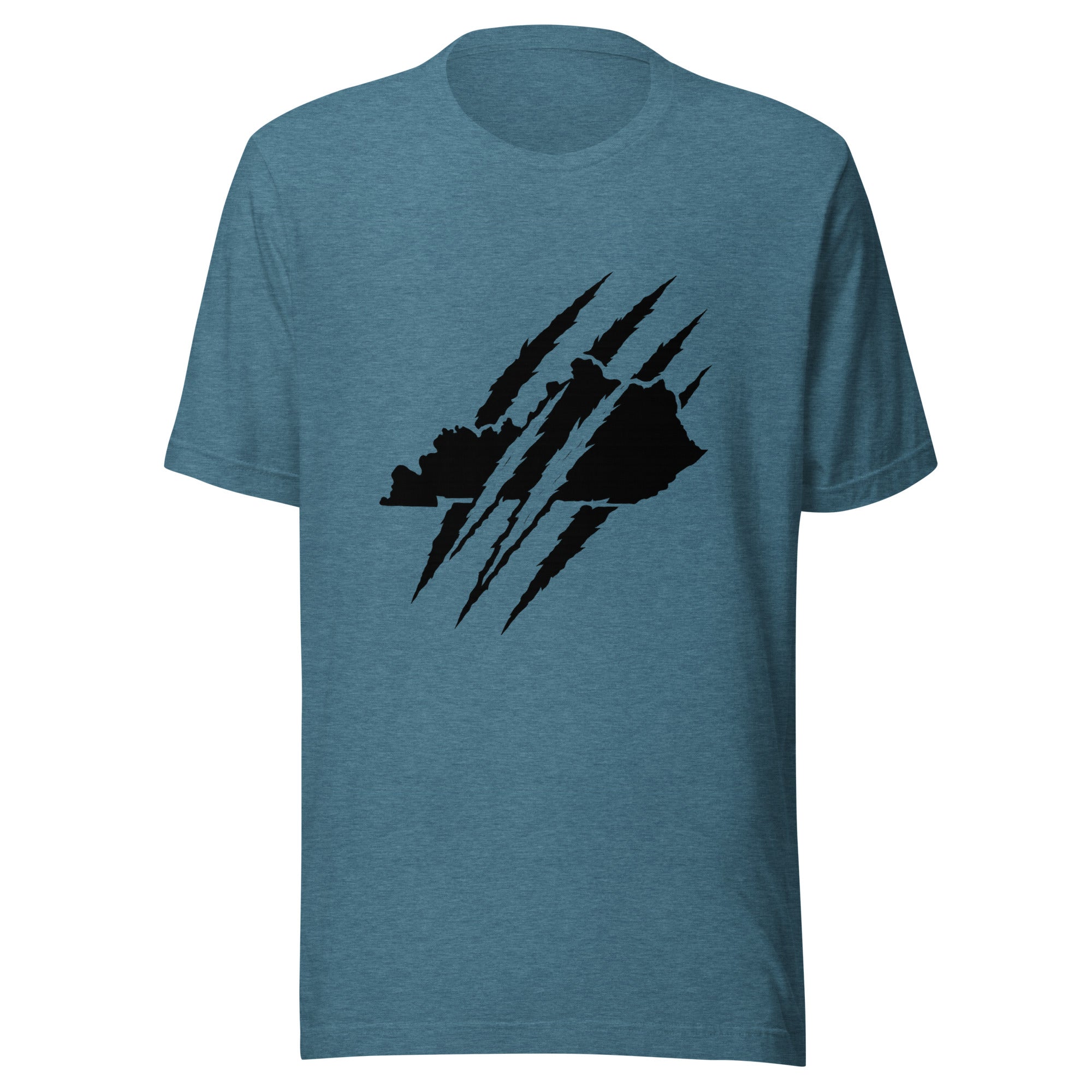 Kentucky Outline T-Shirt | Claw Marks Graphic Design | Classic - Bluegrass Elite Apparel LLC