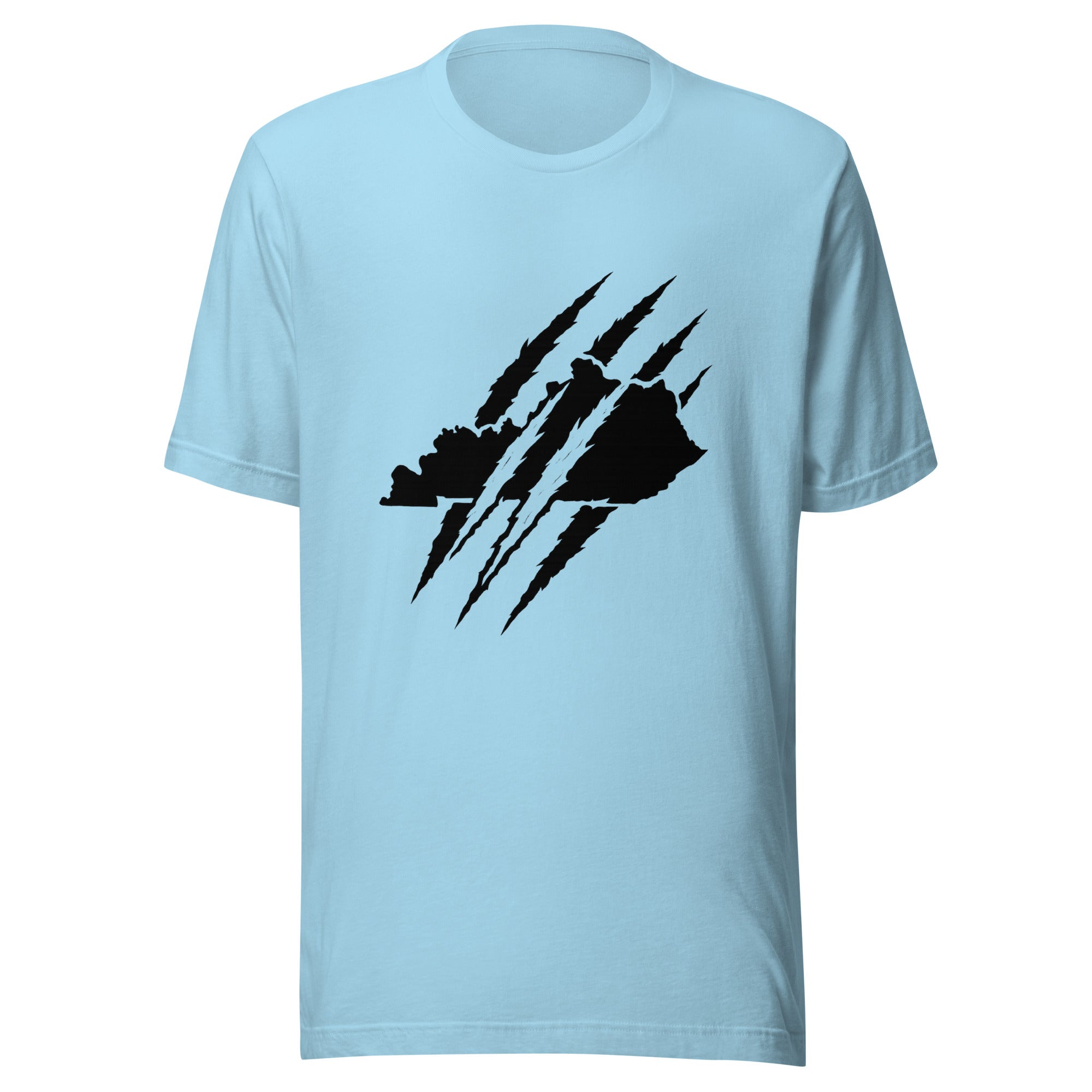 Kentucky Outline T-Shirt | Claw Marks Graphic Design | Classic - Bluegrass Elite Apparel LLC