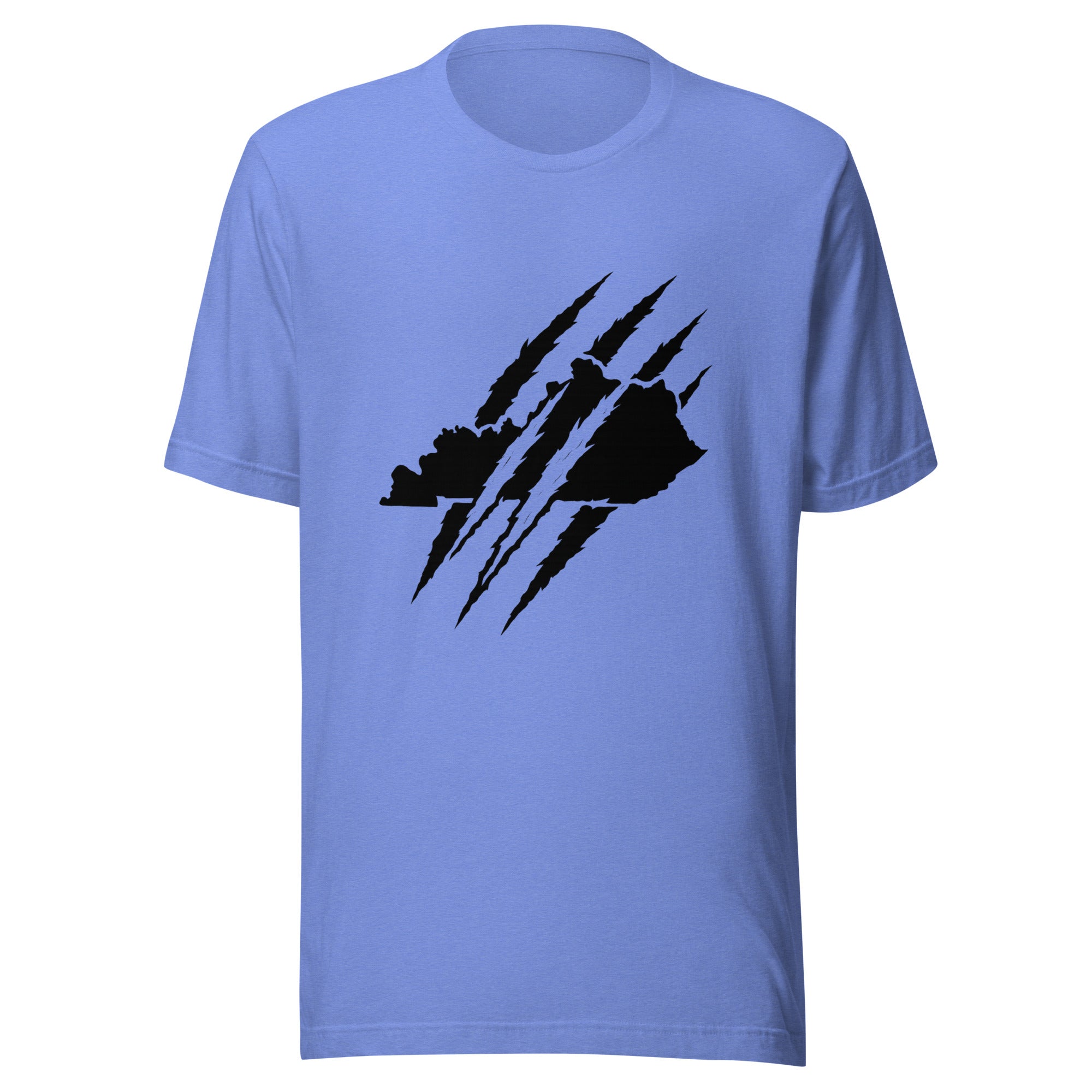 Kentucky Outline T-Shirt | Claw Marks Graphic Design | Classic - Bluegrass Elite Apparel LLC