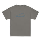Kentucky Outline Youth Tee | Minimal Blue Line Art - Bluegrass Elite Apparel LLC