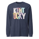 Kentucky Pastel Bow Script Long Sleeve Shirt | Patchwork Coquette Design - Bluegrass Elite Apparel LLC