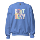 Kentucky Pastel Bow Sweatshirt | Patchwork Coquette Graphic Design - Bluegrass Elite Apparel LLC
