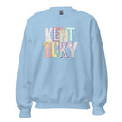 Kentucky Pastel Bow Sweatshirt | Patchwork Coquette Graphic Design - Bluegrass Elite Apparel LLC