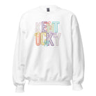 Kentucky Pastel Bow Sweatshirt | Patchwork Coquette Graphic Design - Bluegrass Elite Apparel LLC
