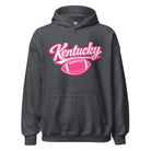 Kentucky Pink Script Ball Hoodie | Minimal Sports Design | Classic Fleece Pullover - Bluegrass Elite Apparel LLC