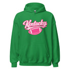 Kentucky Pink Script Ball Hoodie | Minimal Sports Design | Classic Fleece Pullover - Bluegrass Elite Apparel LLC