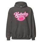 Kentucky Pink Script Ball Hoodie | Minimal Sports Design | Classic Fleece Pullover - Bluegrass Elite Apparel LLC