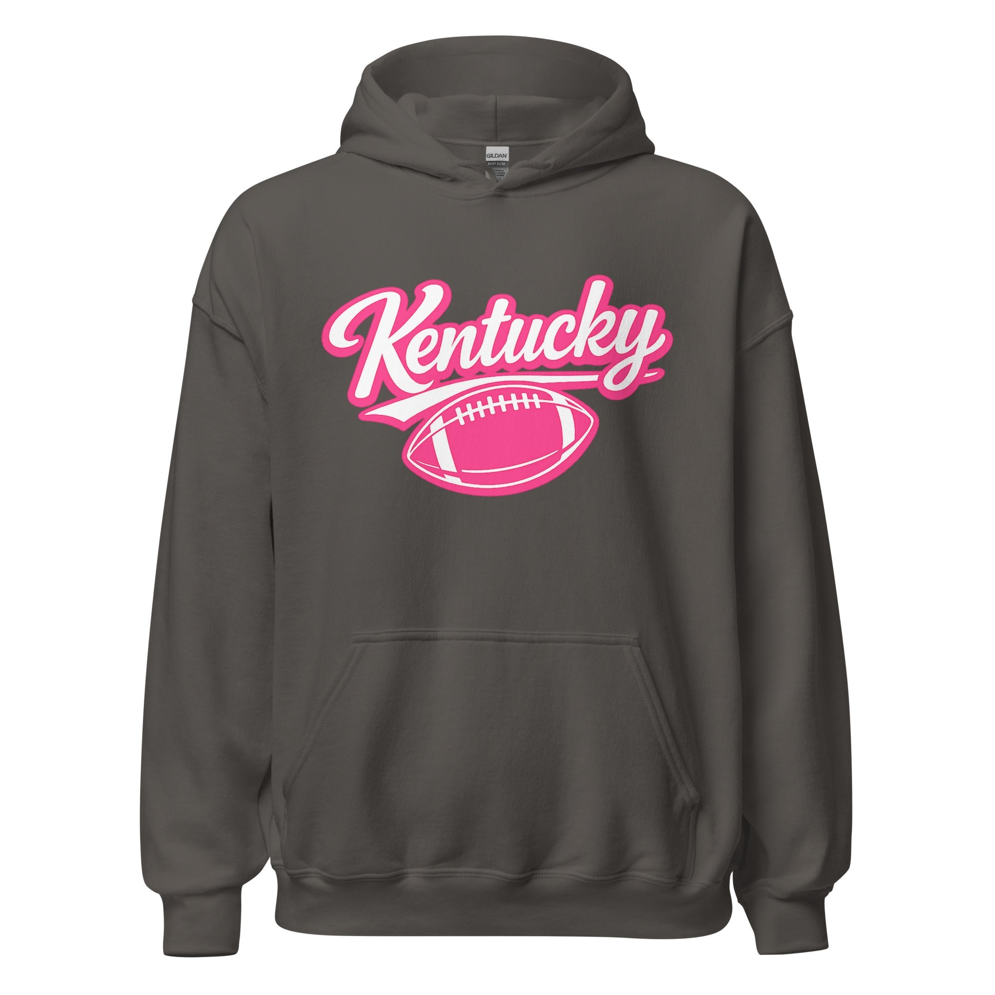 Kentucky Pink Script Ball Hoodie | Minimal Sports Design | Classic Fleece Pullover - Bluegrass Elite Apparel LLC