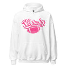Kentucky Pink Script Ball Hoodie | Minimal Sports Design | Classic Fleece Pullover - Bluegrass Elite Apparel LLC