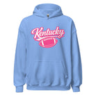 Kentucky Pink Script Ball Hoodie | Minimal Sports Design | Classic Fleece Pullover - Bluegrass Elite Apparel LLC