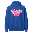 Kentucky Pink Script Ball Hoodie | Minimal Sports Design | Classic Fleece Pullover - Bluegrass Elite Apparel LLC