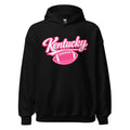 Kentucky Pink Script Ball Hoodie | Minimal Sports Design | Classic Fleece Pullover - Bluegrass Elite Apparel LLC