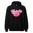 Kentucky Pink Script Ball Hoodie | Minimal Sports Design | Classic Fleece Pullover - Bluegrass Elite Apparel LLC