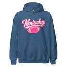 Kentucky Pink Script Ball Hoodie | Minimal Sports Design | Classic Fleece Pullover - Bluegrass Elite Apparel LLC