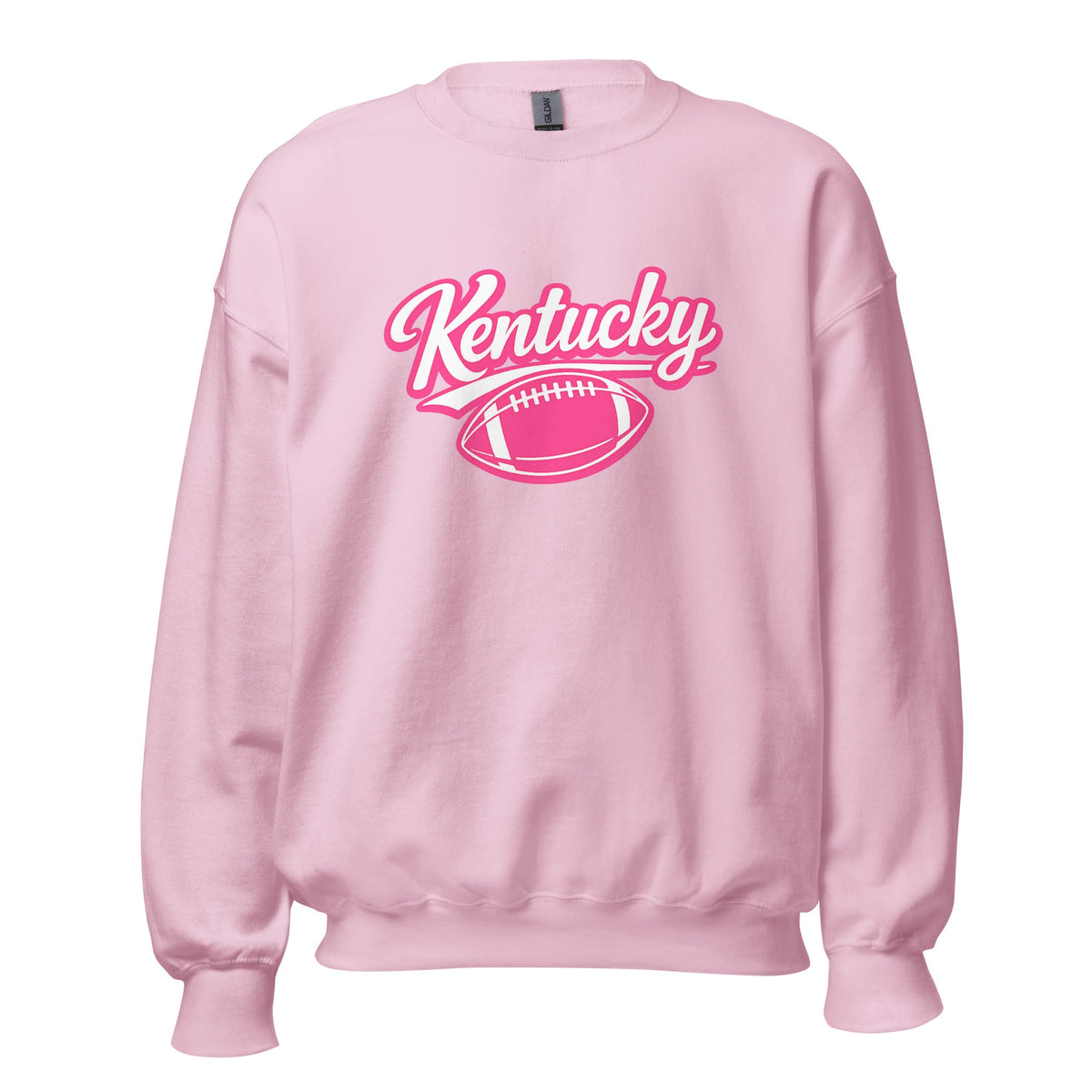 Kentucky Pink Script Ball Sweatshirt | Minimal Sports Design | Classic Crewneck - Bluegrass Elite Apparel LLC